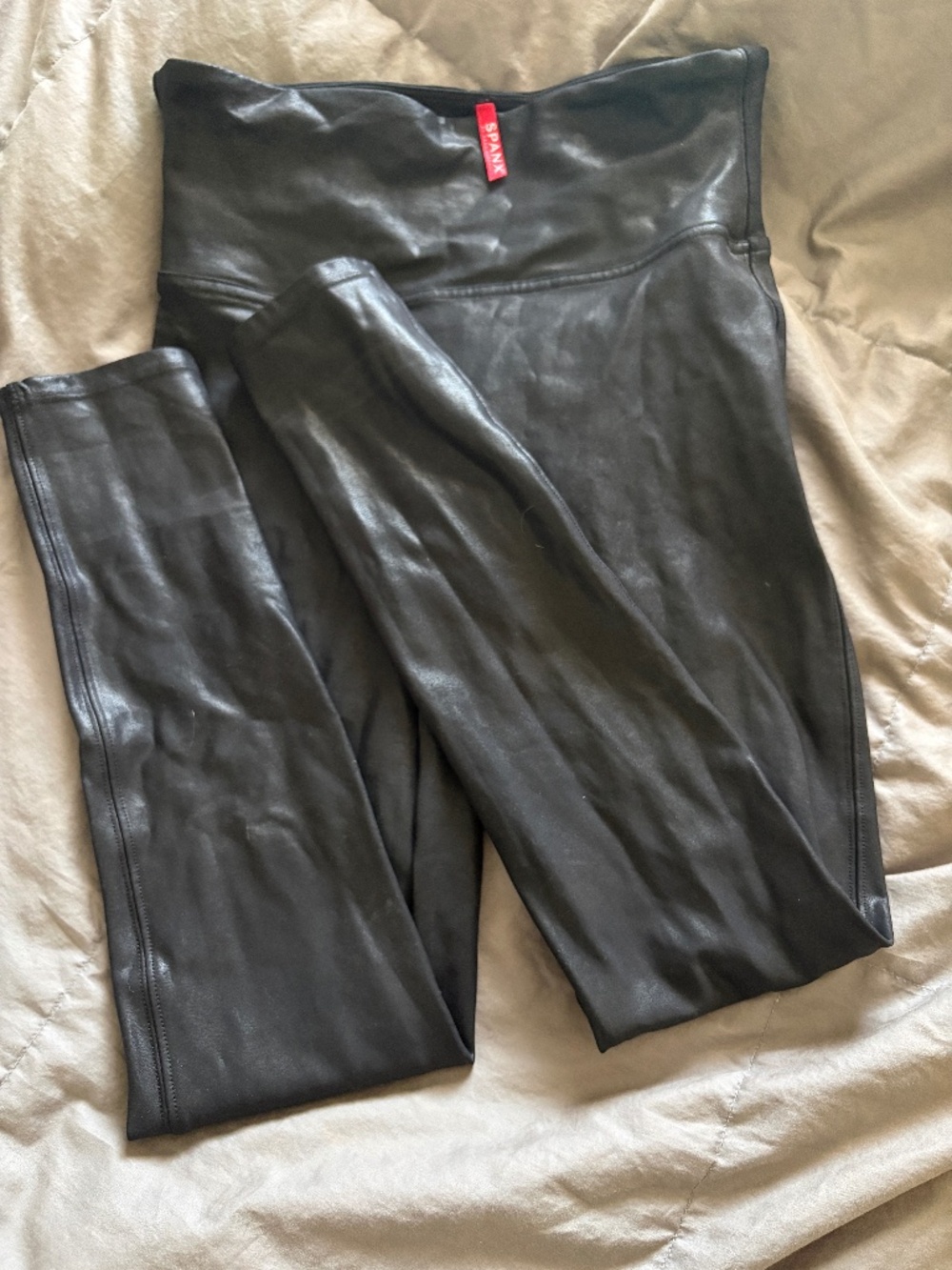 SPANX Faux Leather Leggings
